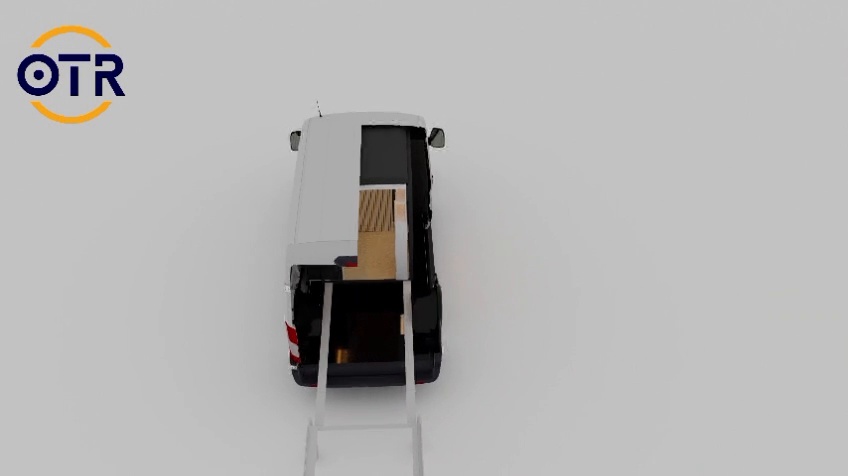 Interior del módulo camper
